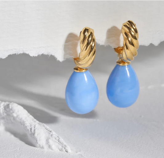 Einhängerpaar Quarztropfen E5