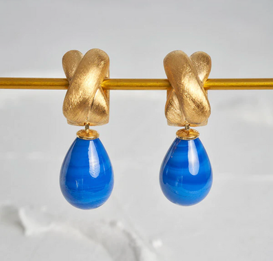 Einhängerpaar Quarztropfen E5