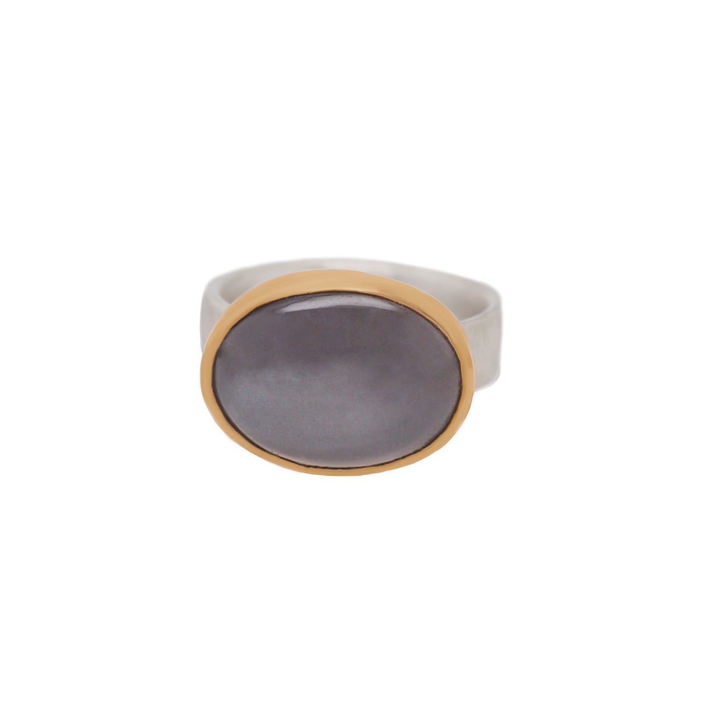 Grauer Mondstein Ring