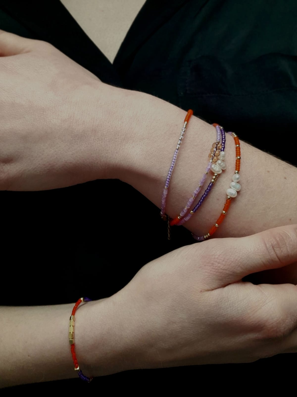 Farbenfrohes Armband