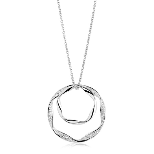 Cetara Due Grande Pendant Silver
