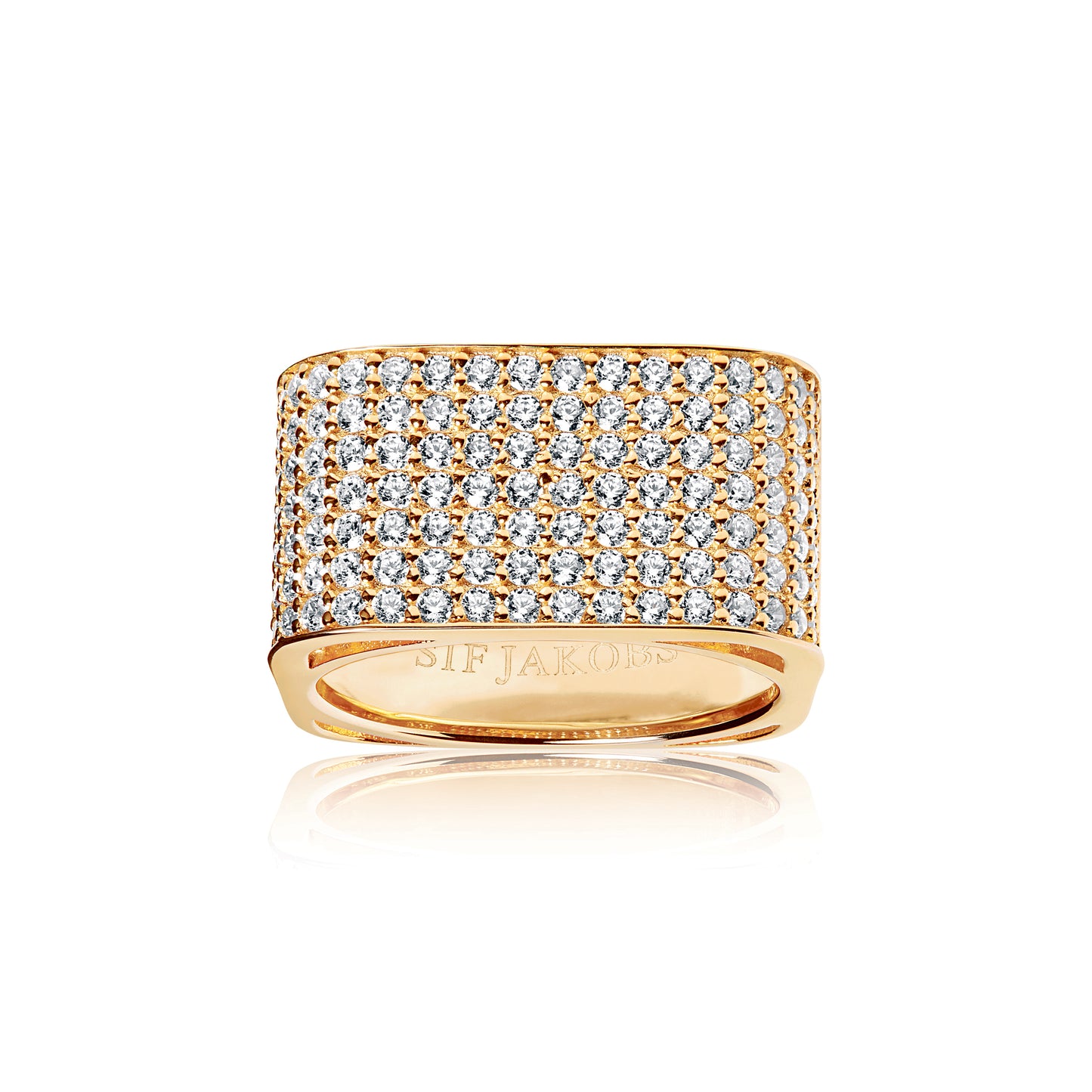 Ring Matera Grande 18k gold plated