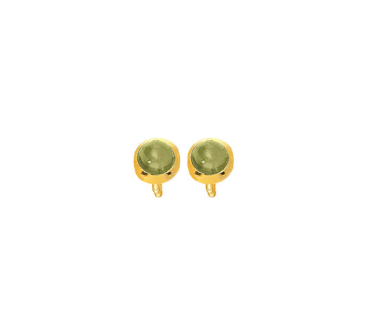 Earring Tourmalin green