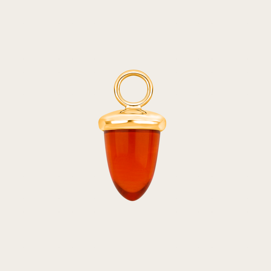 Orange Quarz-Eichel Heide Heinzendorff
