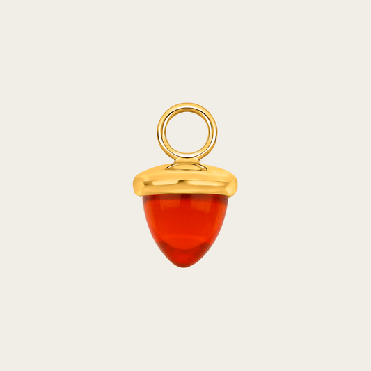 Orange Quarz-Eichel  Heide Heinzendorff